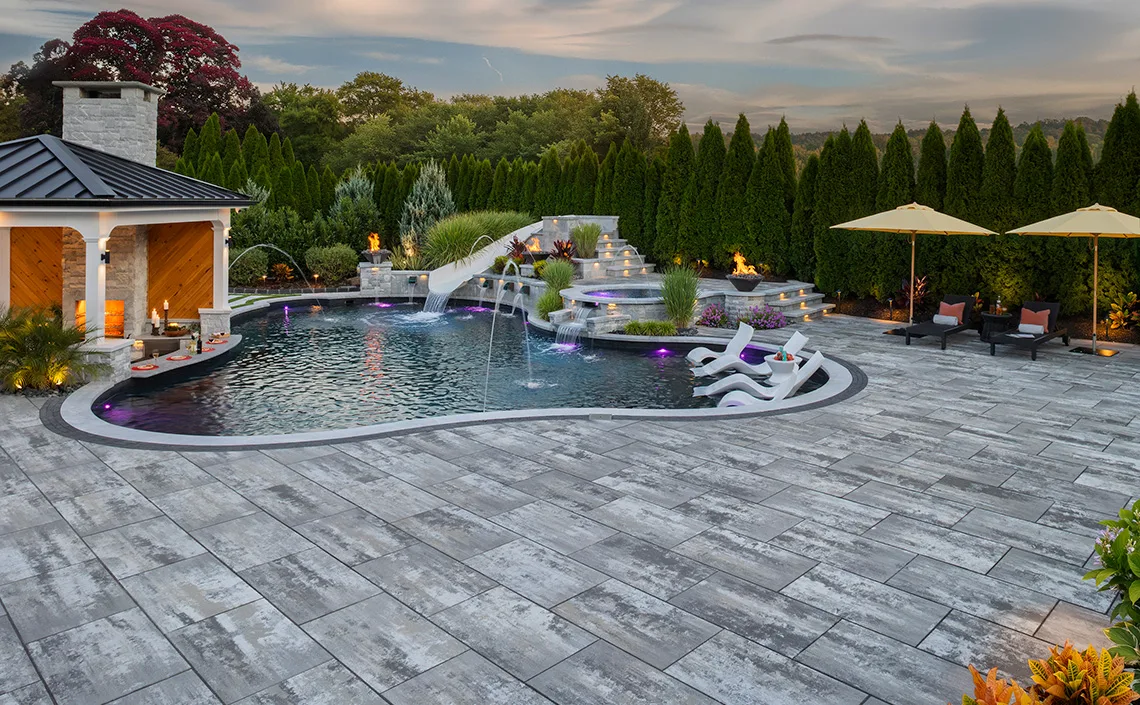 Cambridge XL Smooth 24 x 36 slab paver patio in Branford, CT