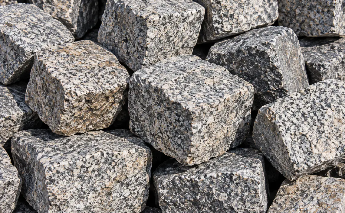 Belgian Block at Evergreen Landscape Supply, Branford CT
